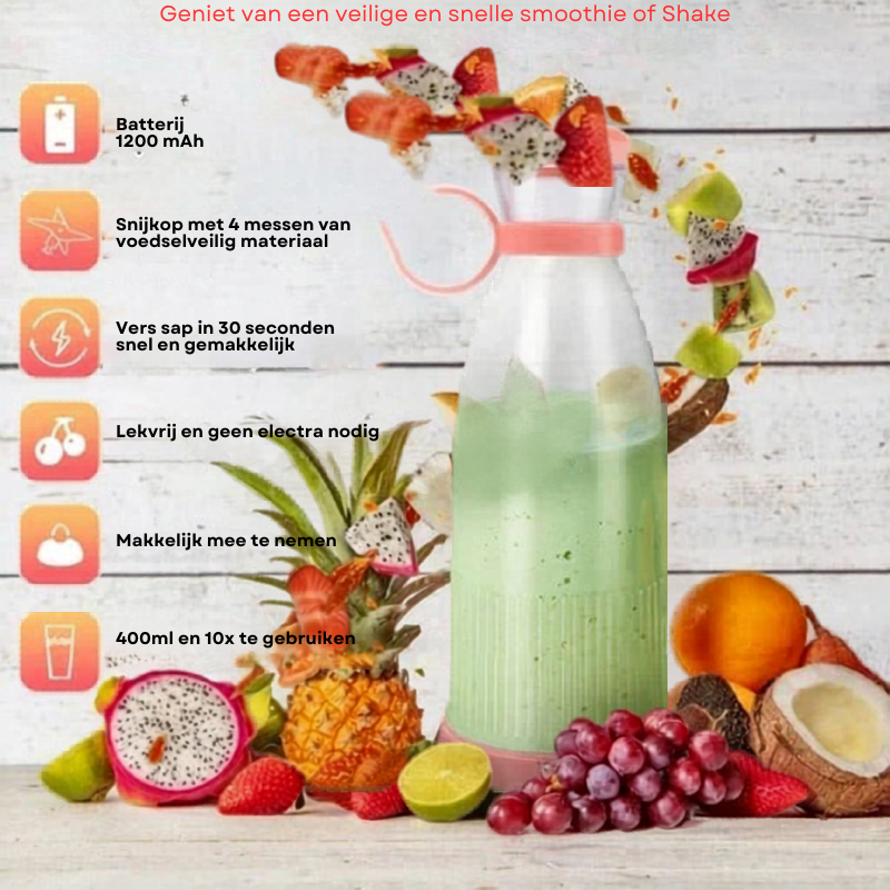 VitaGo™ | Draagbare Blender voor Gezonde Smoothies in 30 Seconden