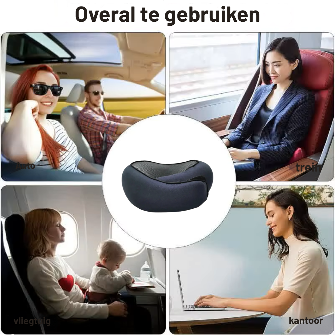 ADVELUX Nekkussen – 360° Steun & Ultiem Reiscomfort