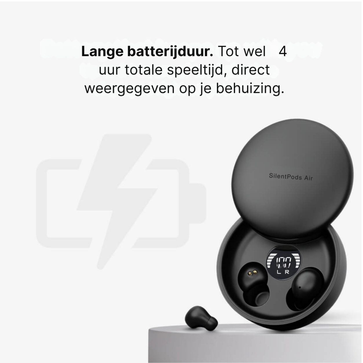 SilentPods Air | De bijna onzichtbare earbuds voor kleine oren & volledige rust