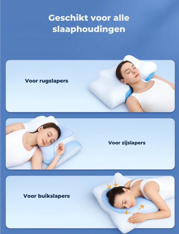 OrthoVlinder™ #1 onder de slaapkussens