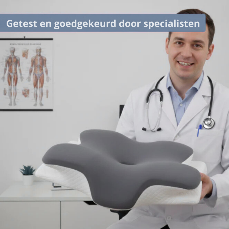 OrthoVlinder™ #1 onder de slaapkussens