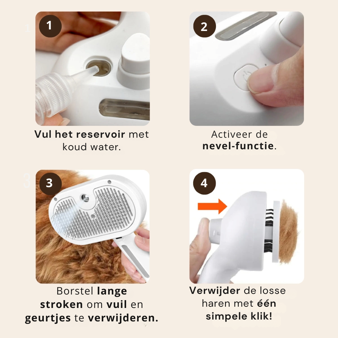 HappyFur™ | Professionele vachtverzorging zonder losse haren in huis