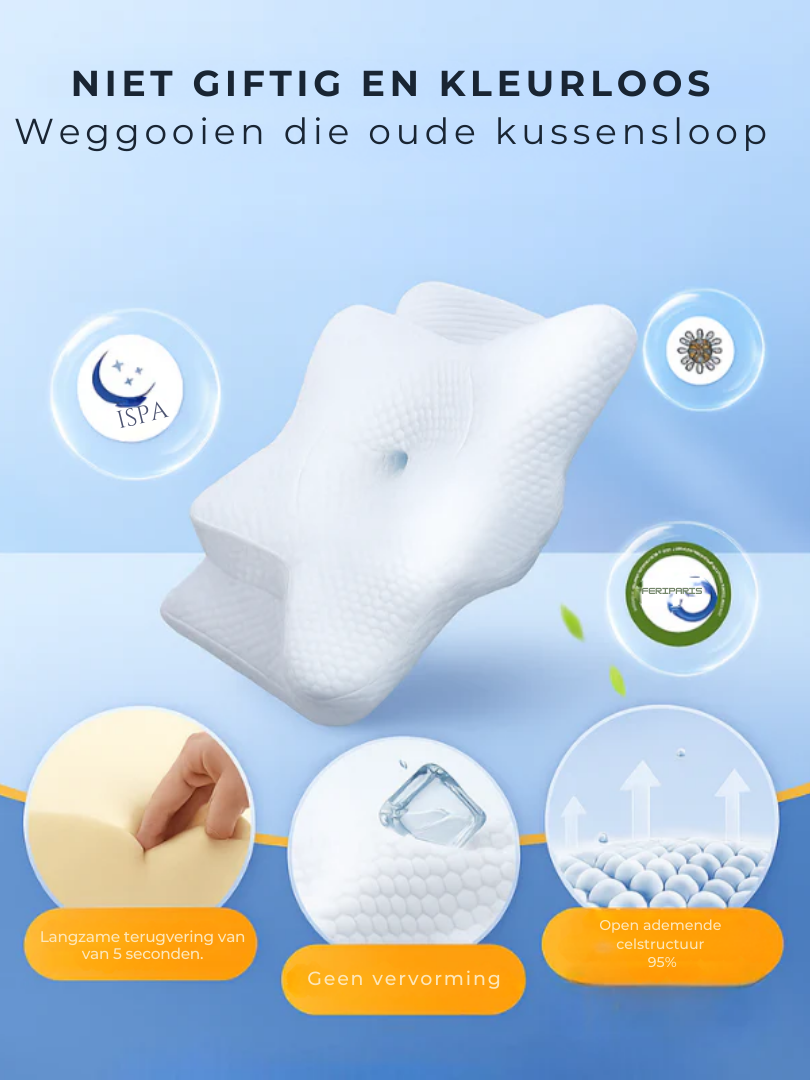 OrthoVlinder™ #1 onder de slaapkussens