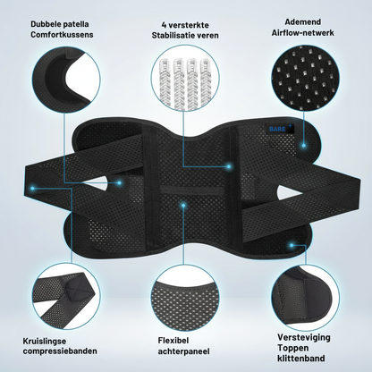MotionGuard™ Medische Kniebrace met Zijstabilisatoren
