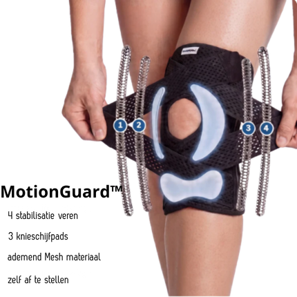 MotionGuard™ Medische Kniebrace met Zijstabilisatoren