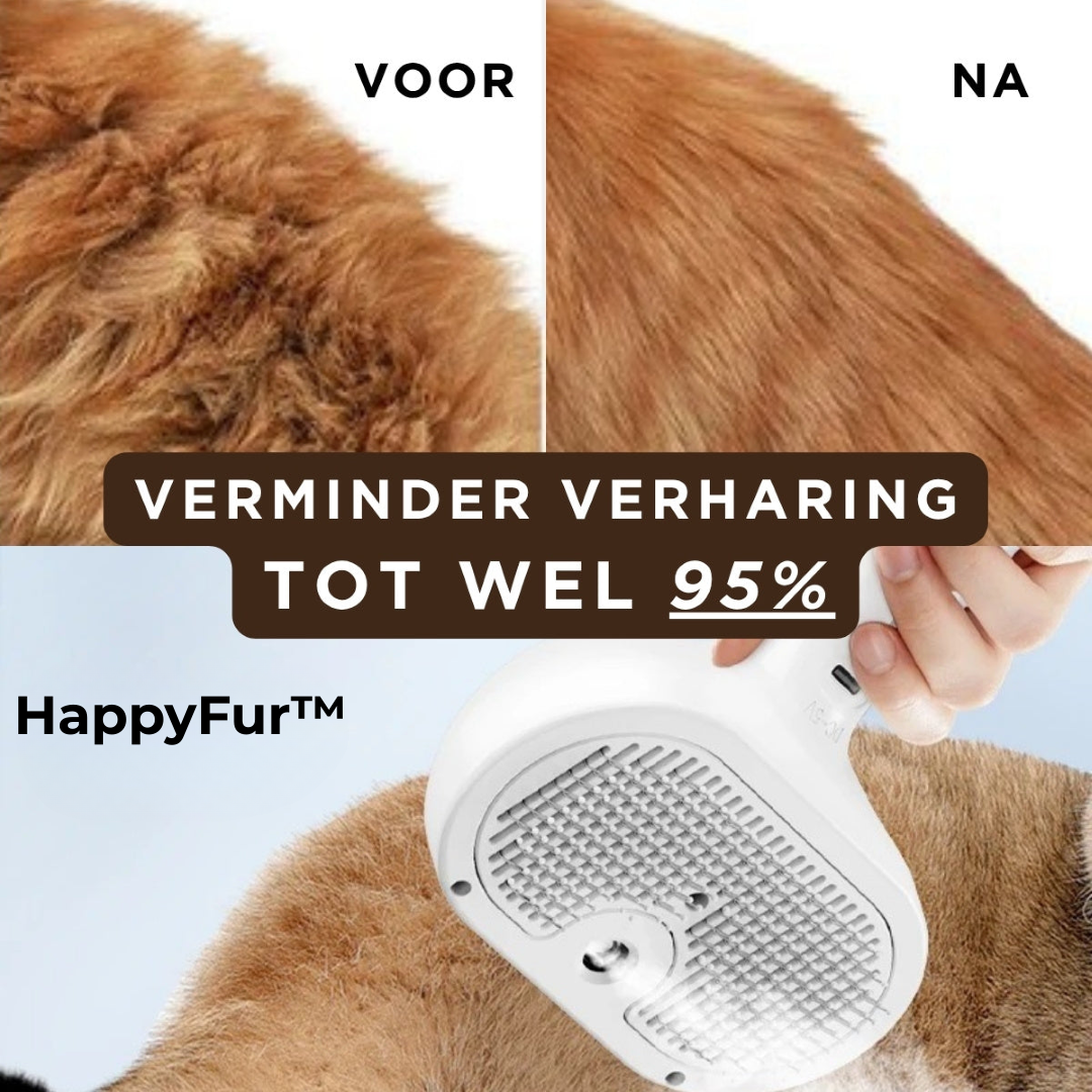 HappyFur™ | Professionele vachtverzorging zonder losse haren in huis