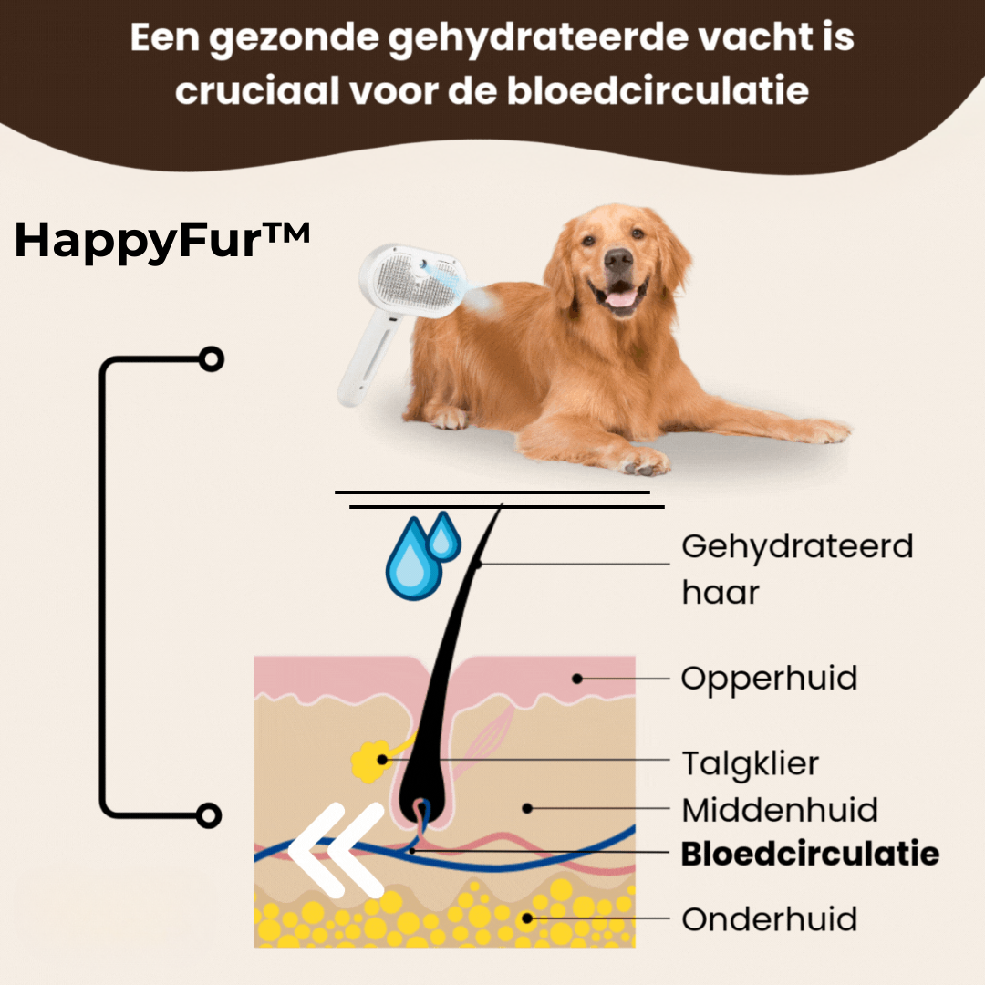 HappyFur™ | Professionele vachtverzorging zonder losse haren in huis