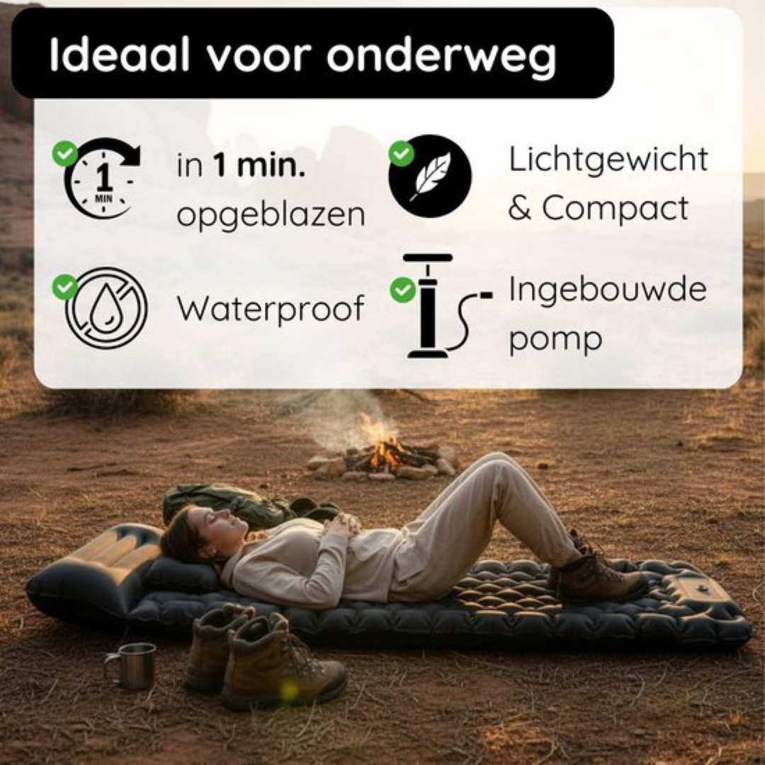 LUFTA PocketBed Plus| Comfortabel slapen waar je ook bent