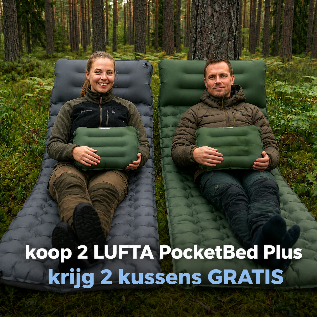 LUFTA PocketBed Plus| Comfortabel slapen waar je ook bent