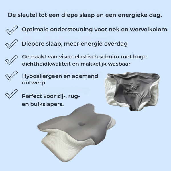 OrthoVlinder™ #1 onder de slaapkussens