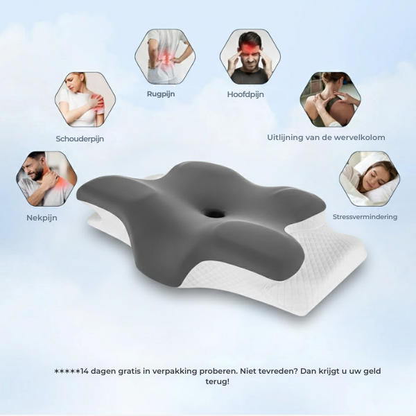OrthoVlinder™ #1 onder de slaapkussens