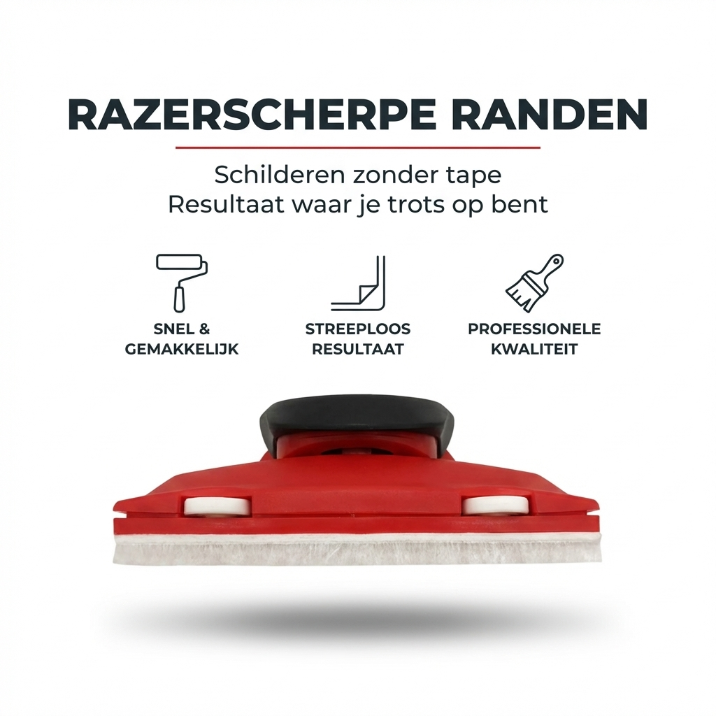 EdgerPro | Strakke verflijnen zonder afplakken, in één beweging