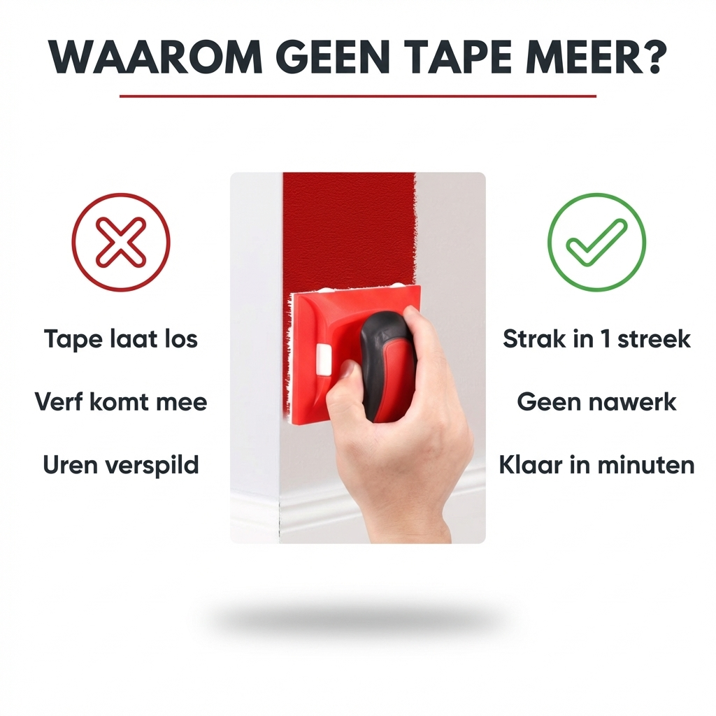 EdgerPro | Strakke verflijnen zonder afplakken, in één beweging