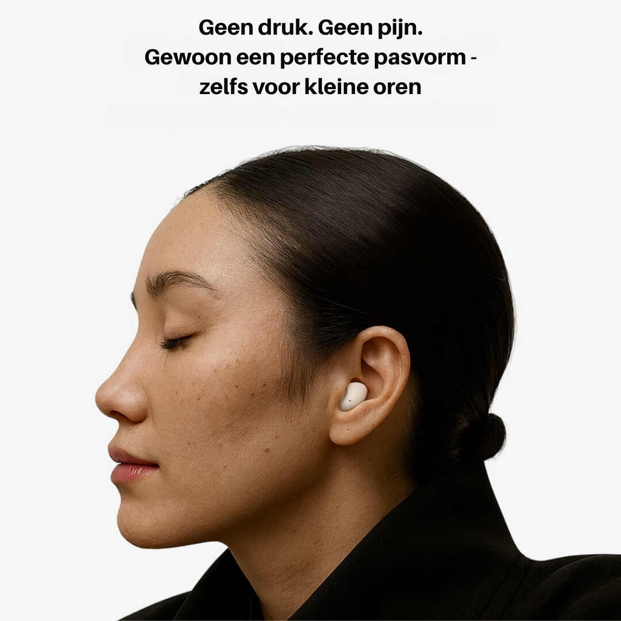 SilentPods Air | De bijna onzichtbare earbuds voor kleine oren & volledige rust