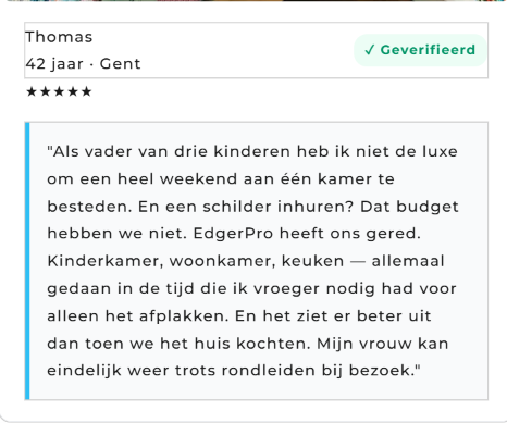 EdgerPro | Strakke verflijnen zonder afplakken, in één beweging
