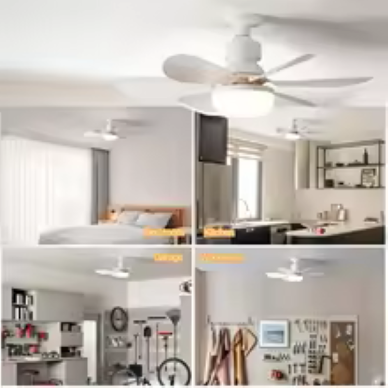 BreezeGlow 2-in-1 LED Plafondventilator | Verlicht én verkoelt elke ruimte op afstand - dimbaar & ultrastil