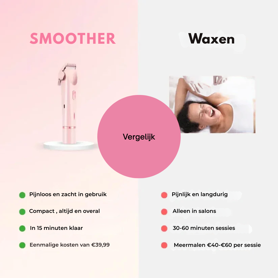 Smoother 2-in-1 Dames Scheerapparaat